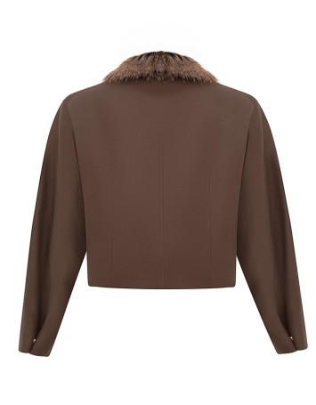 Queen Ceket Kahverengi