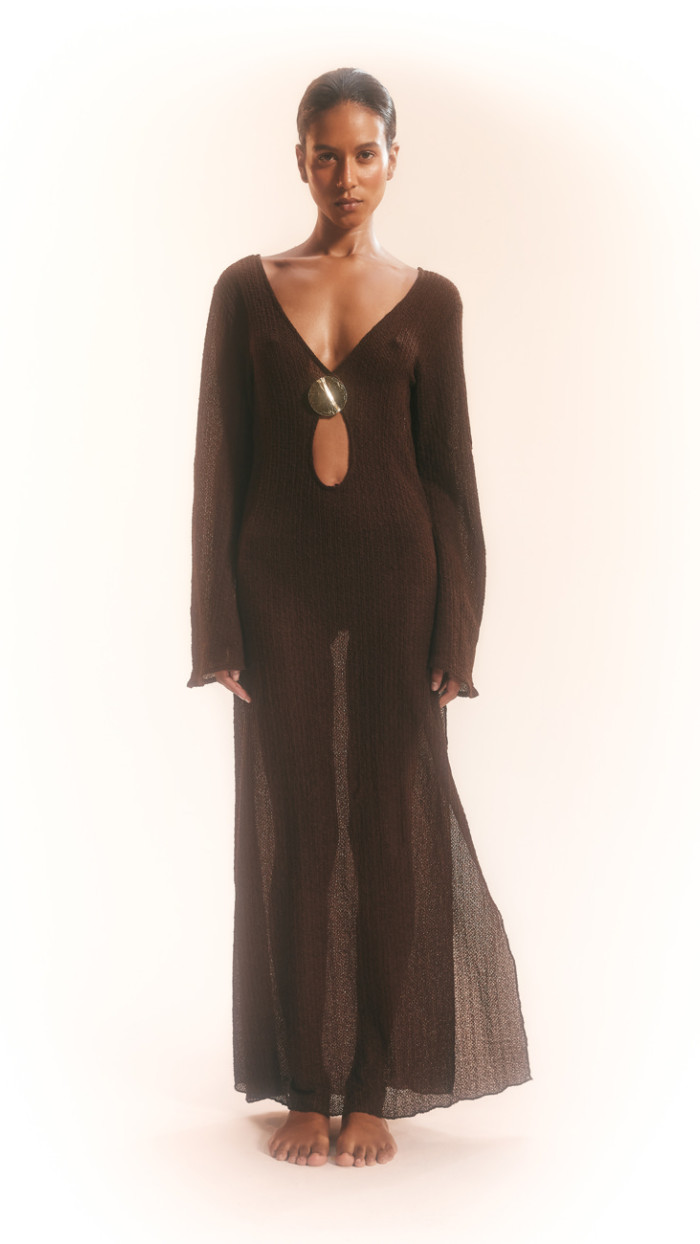 Kudra Brown Beachwear