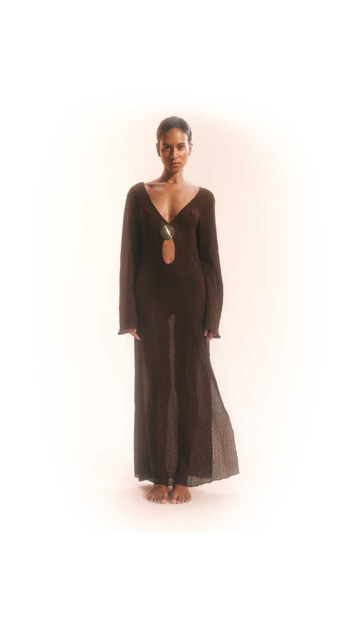 Kudra Brown Beachwear