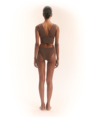 Posy Brown One Piece