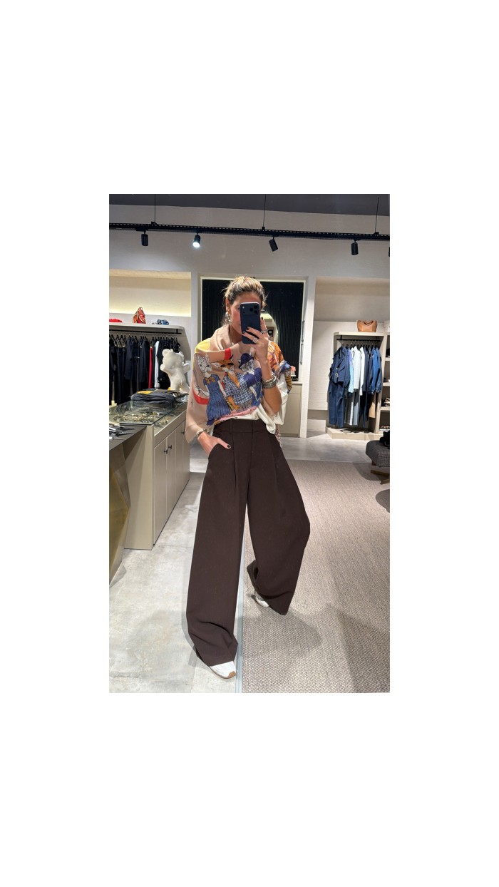 Lovesol Kahve Iron Pantolon