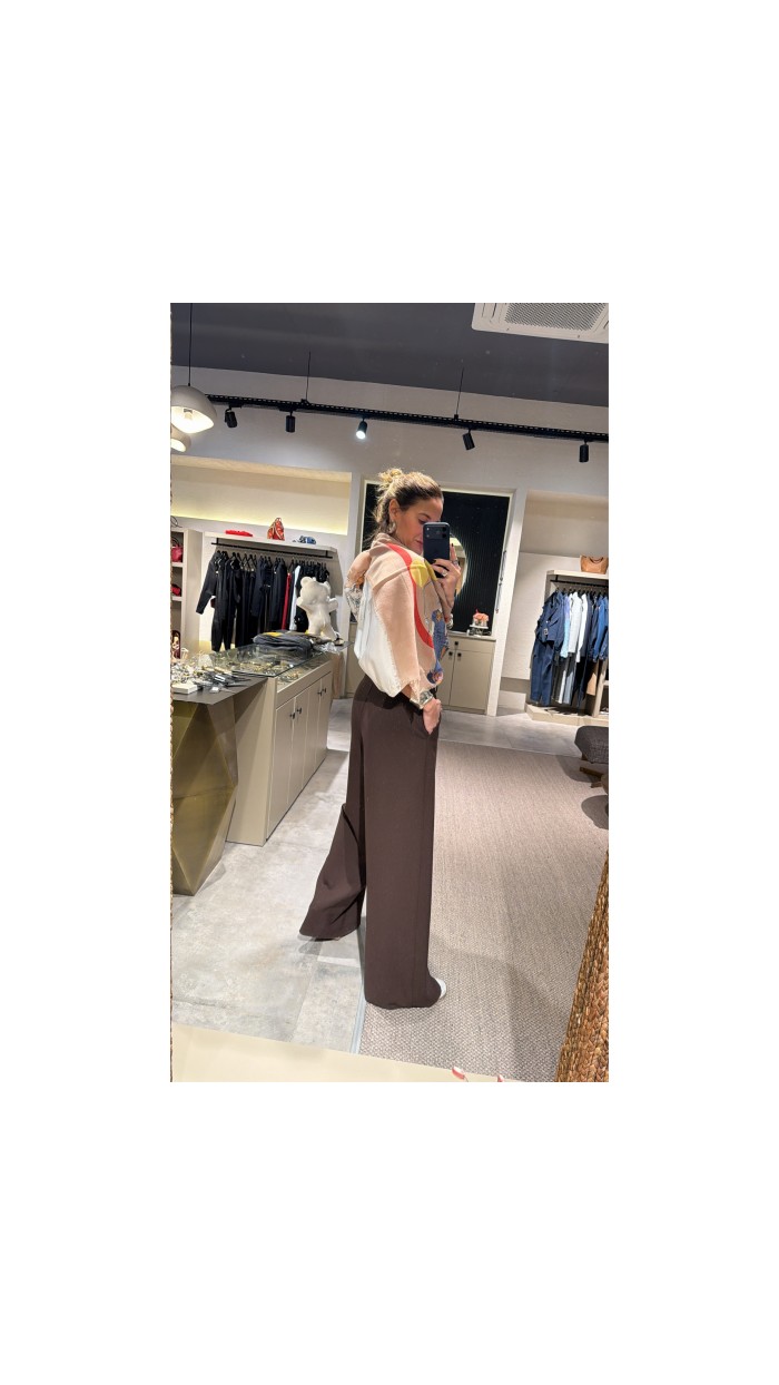 Lovesol Kahve Iron Pantolon