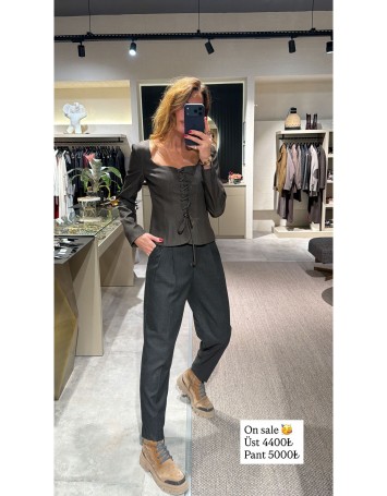 Lovesol Antrasit Havuç Pant 