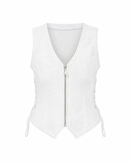 Magdelena Vest White