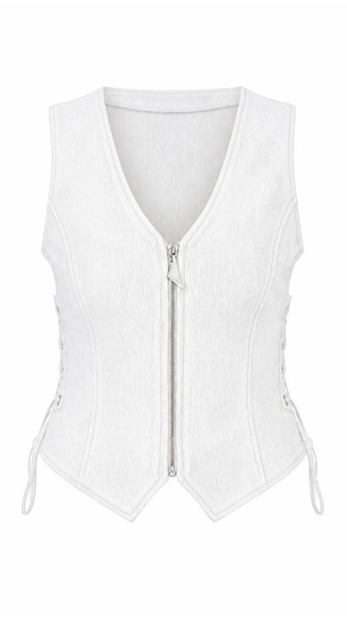 Magdelena Vest White