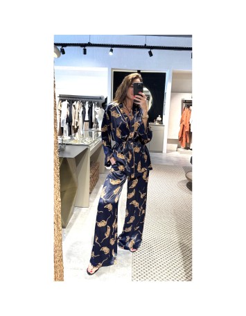 Tiger Desenli Lacivert Takım