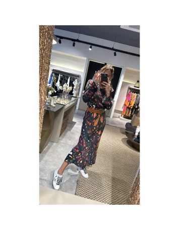 Kaplan ve Çiçek Desenli Takım