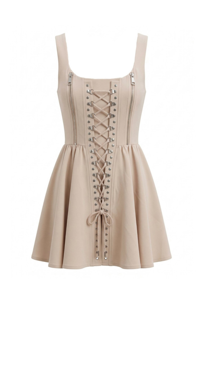 Tina Dress Beige