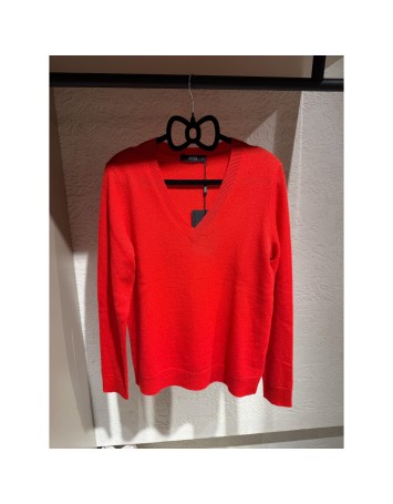 Deepsix Kırmızı Kaşmir Kazak