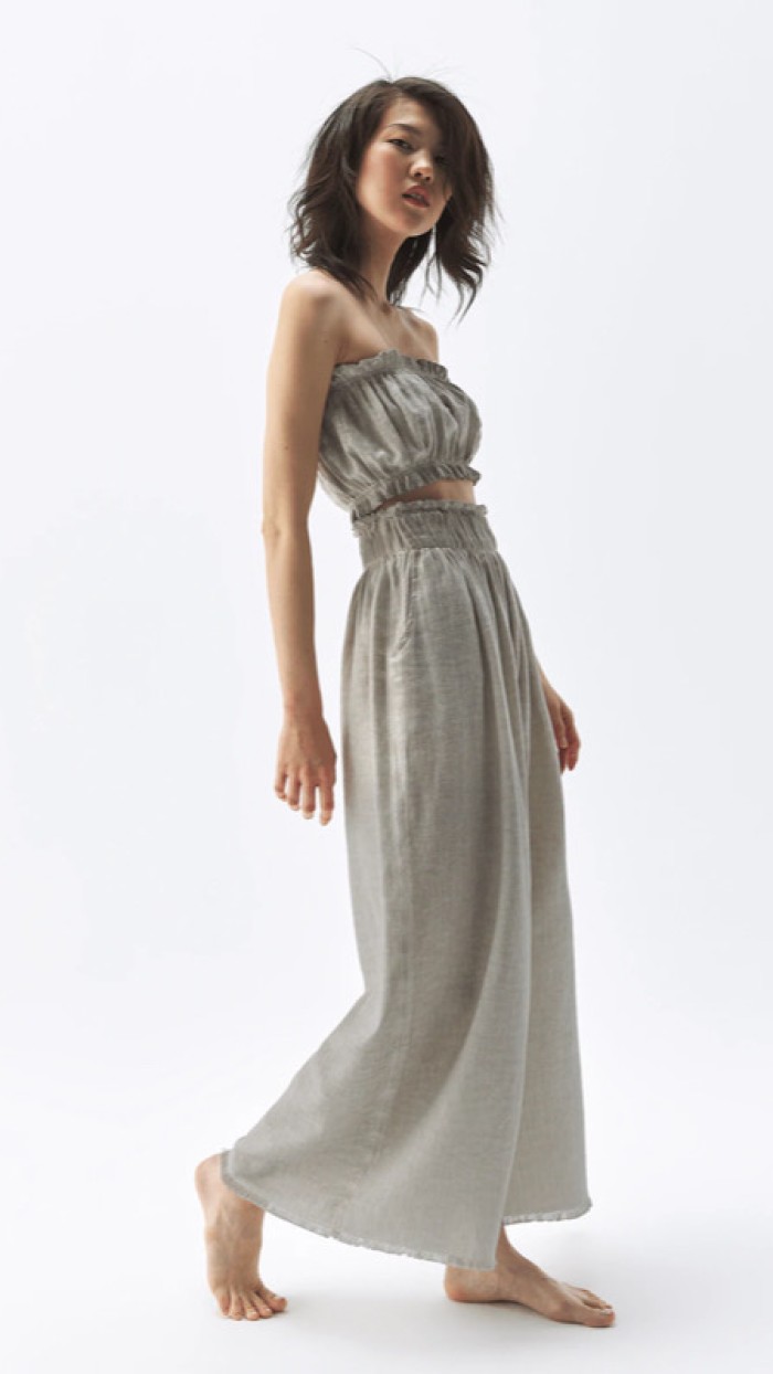 Gri Palazzo Pantolon Gri Palazzo Pantolon