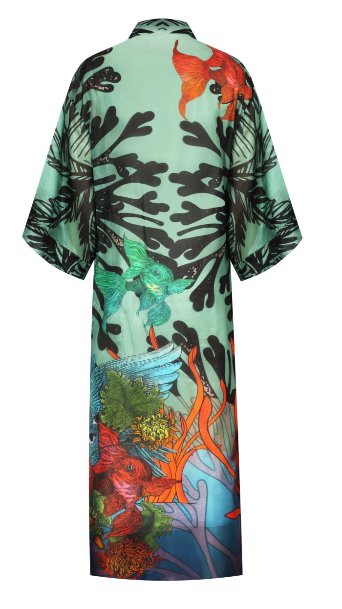 Jilda Green İsla Kimono