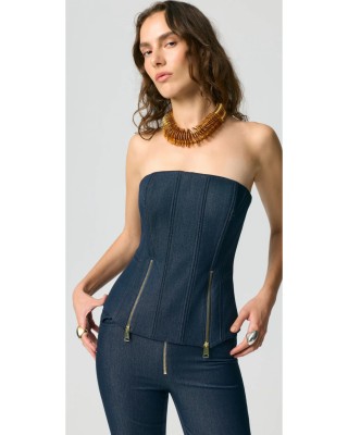 Lora Corset Top Lacivert 