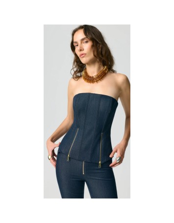 Lora Corset Top Lacivert 