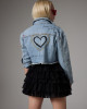 Love Denim Ceket – Mavi