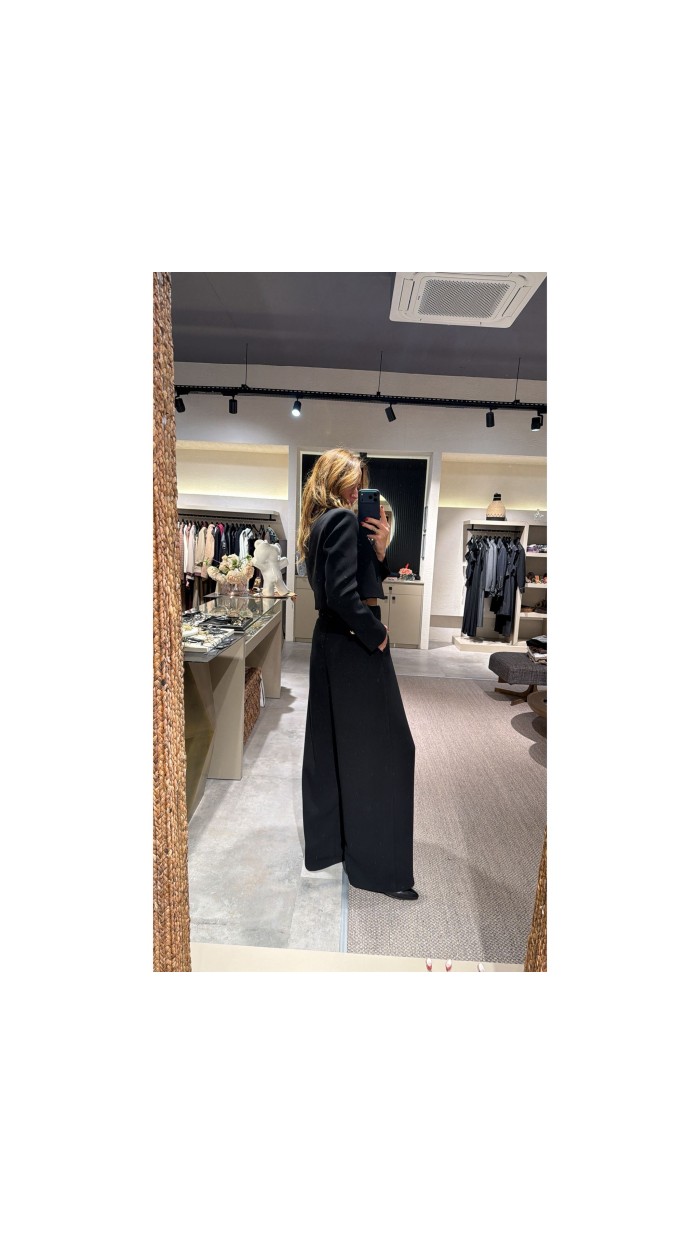 Iron Weg Black Pantolon