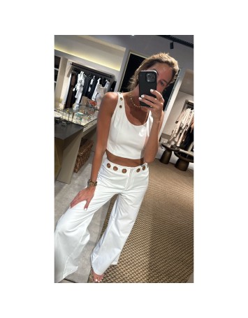 Veal Eye White Pantolon