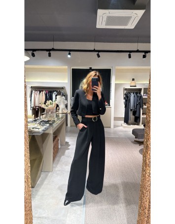 Iron Weg Black Pantolon