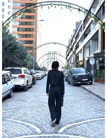 BLACK STRIKE PALAZZO PANTOLON BLACK STRIKE PALAZZO PANTOLON