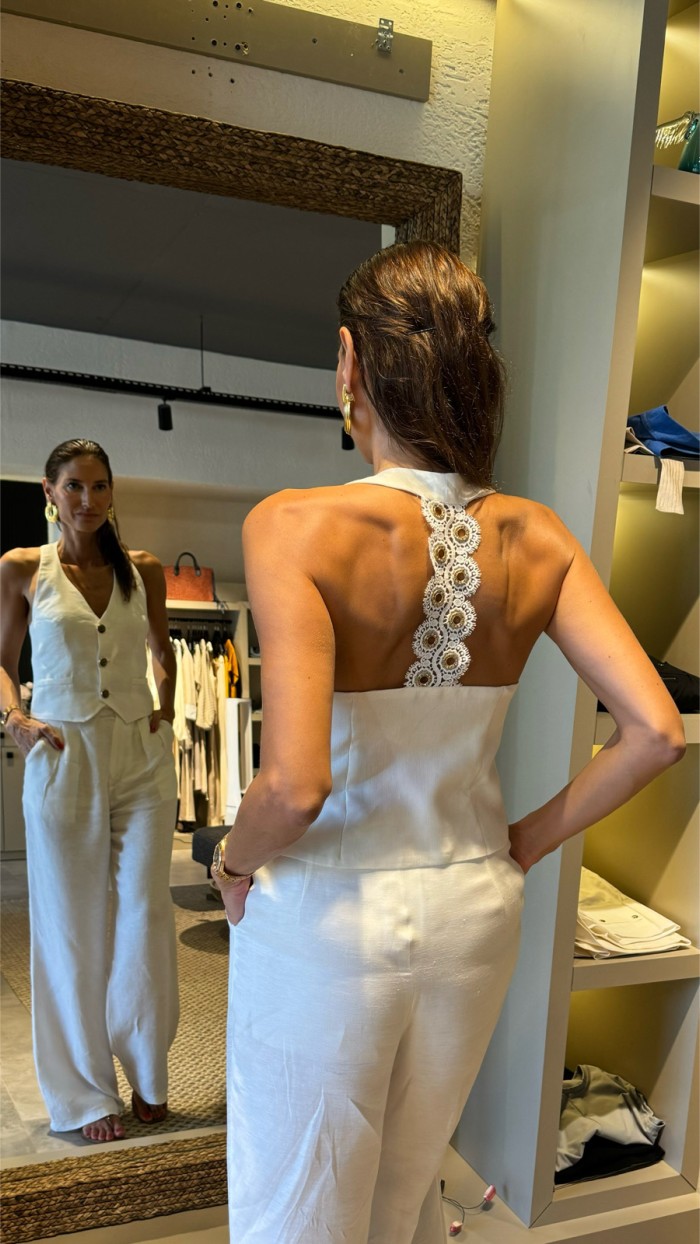 Lovesol Love White Vest