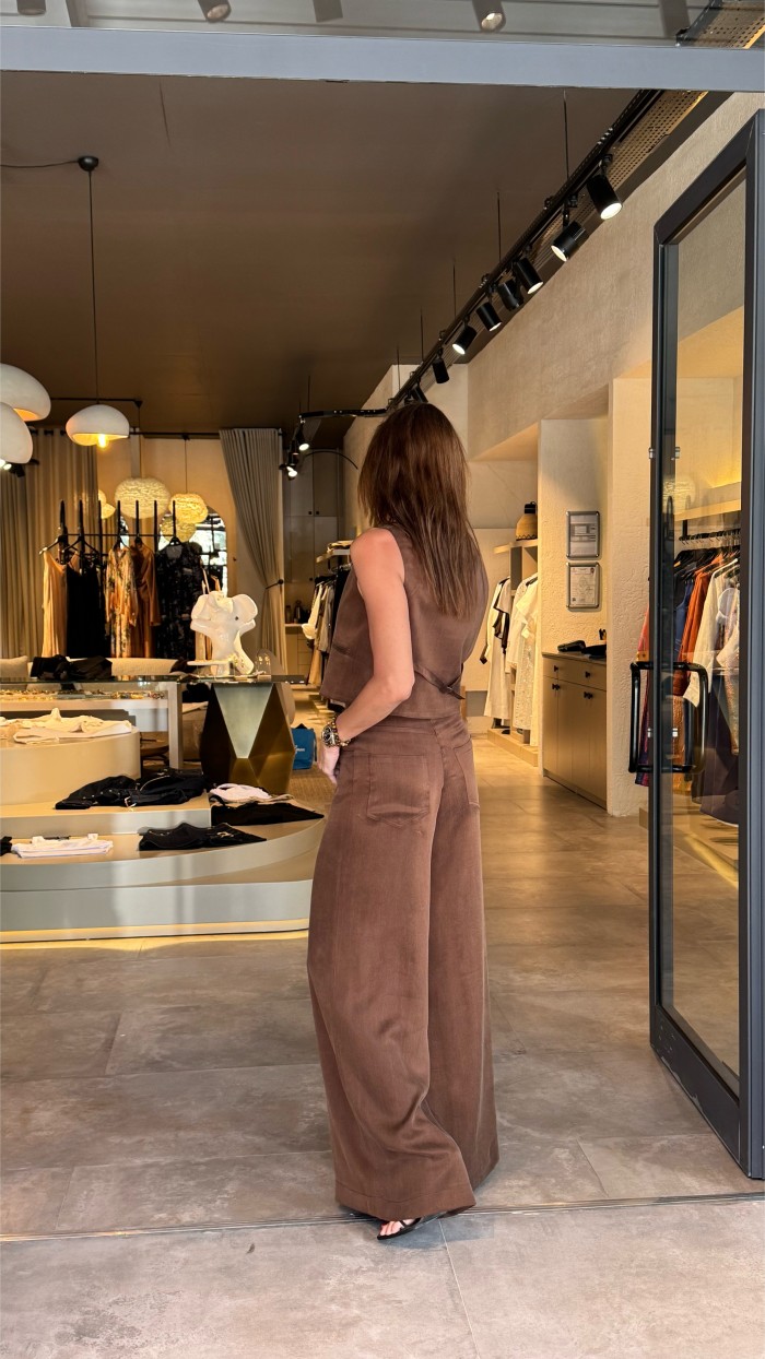 Lovesol Cupro Pantolon