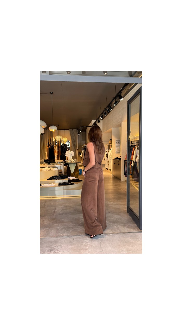 Lovesol Cupro Pantolon