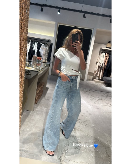 Lovesol One Shoulder Bluz