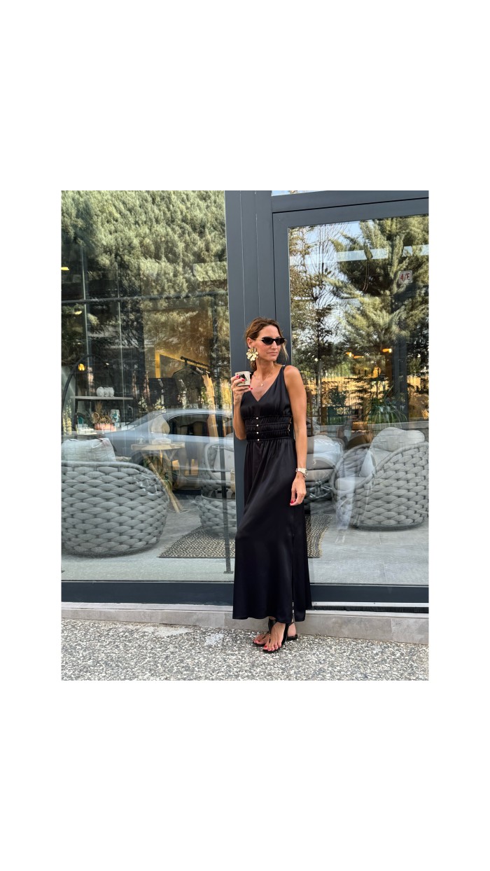 Lovesol Mayol Siyah Elbise