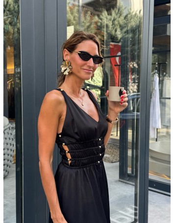 Lovesol Mayol Siyah Elbise