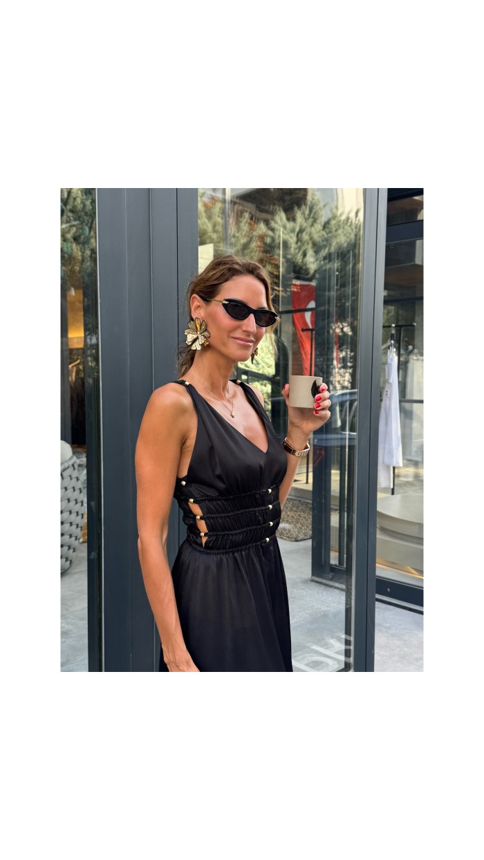 Lovesol Mayol Siyah Elbise