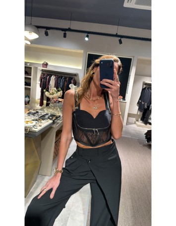 Lovesol Siyah Şalvar Pantolon