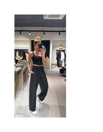 Lovesol Siyah Şalvar Pantolon