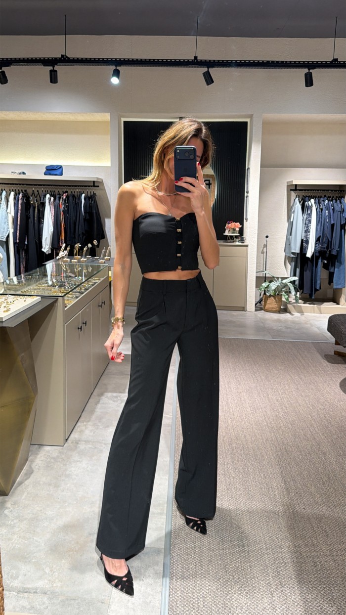 Elia Black bol Paça Pantolon