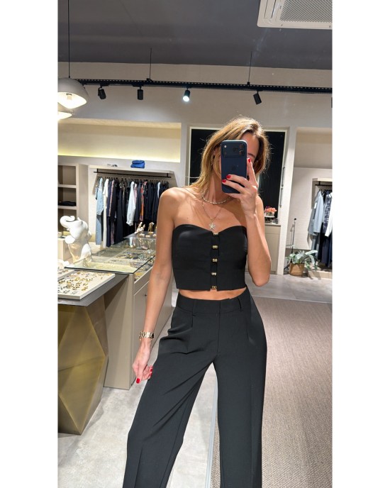 Elia Black bol Paça Pantolon