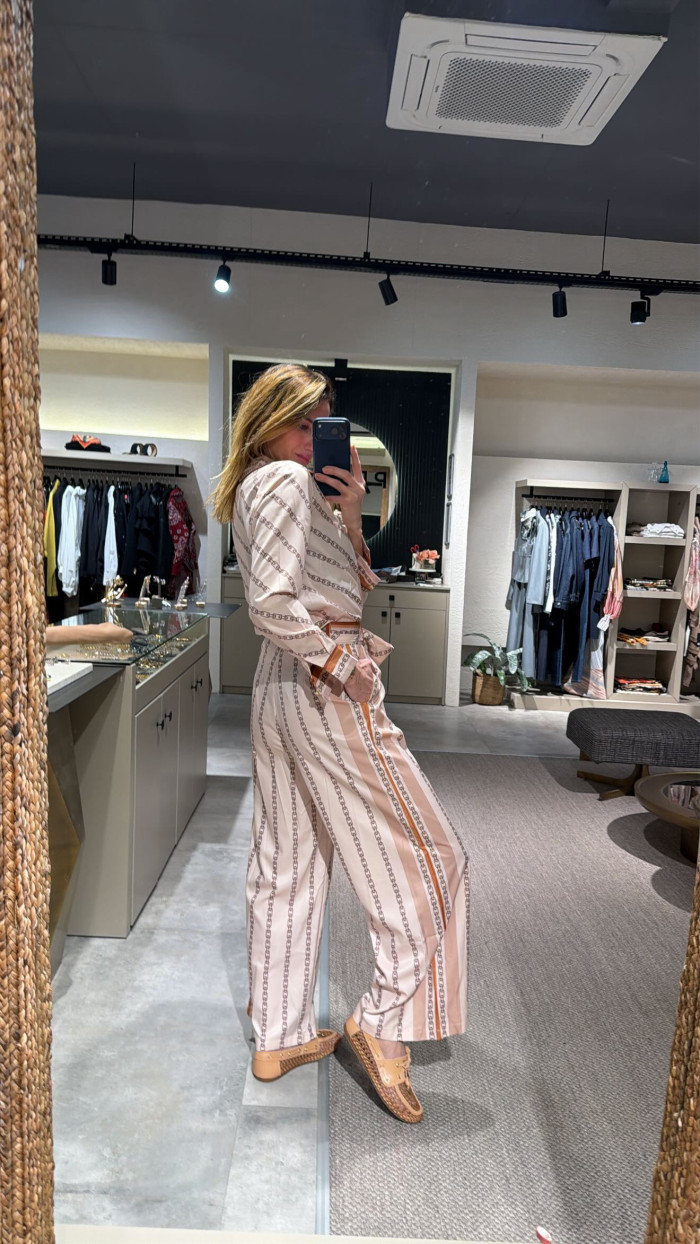 Pudra Desenli Takım