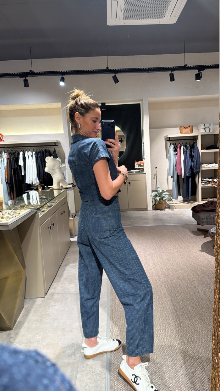 Lovesol Jean Zipper Bluz