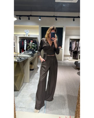 Lovesol Kahve Kaşe Kruvaze Üst 