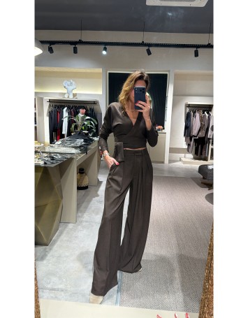 Lovesol Kahve Kaşe Kruvaze Üst 