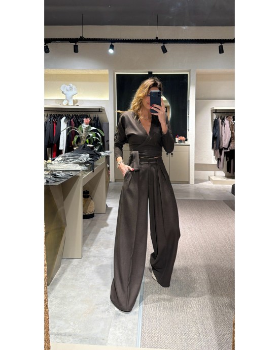 Lovesol Kahve Kaşe Kruvaze Üst