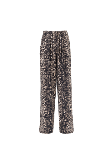 Lovesol Leopar Cupro Pantolon