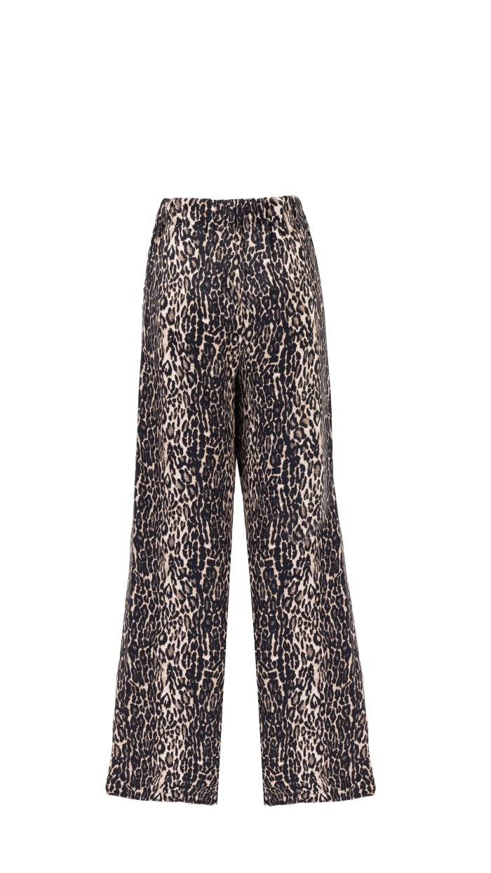 Lovesol Leopar Cupro Pantolon