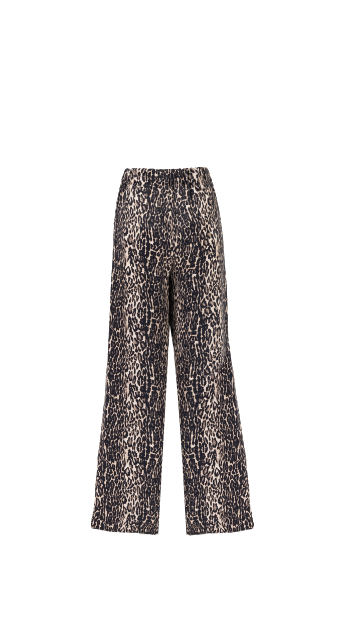 Lovesol Leopar Cupro Pantolon