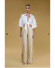 Leona Front Tie Detail Linen Shirt