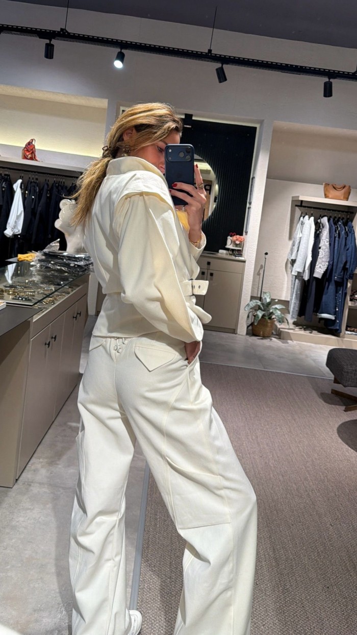 Mirel Denim Jacket Beyaz