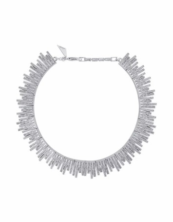 Talis Silver Cuff Necklace