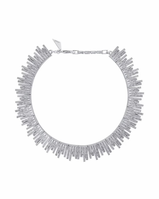 Talis Silver Cuff Necklace Talis Silver Cuff Necklace