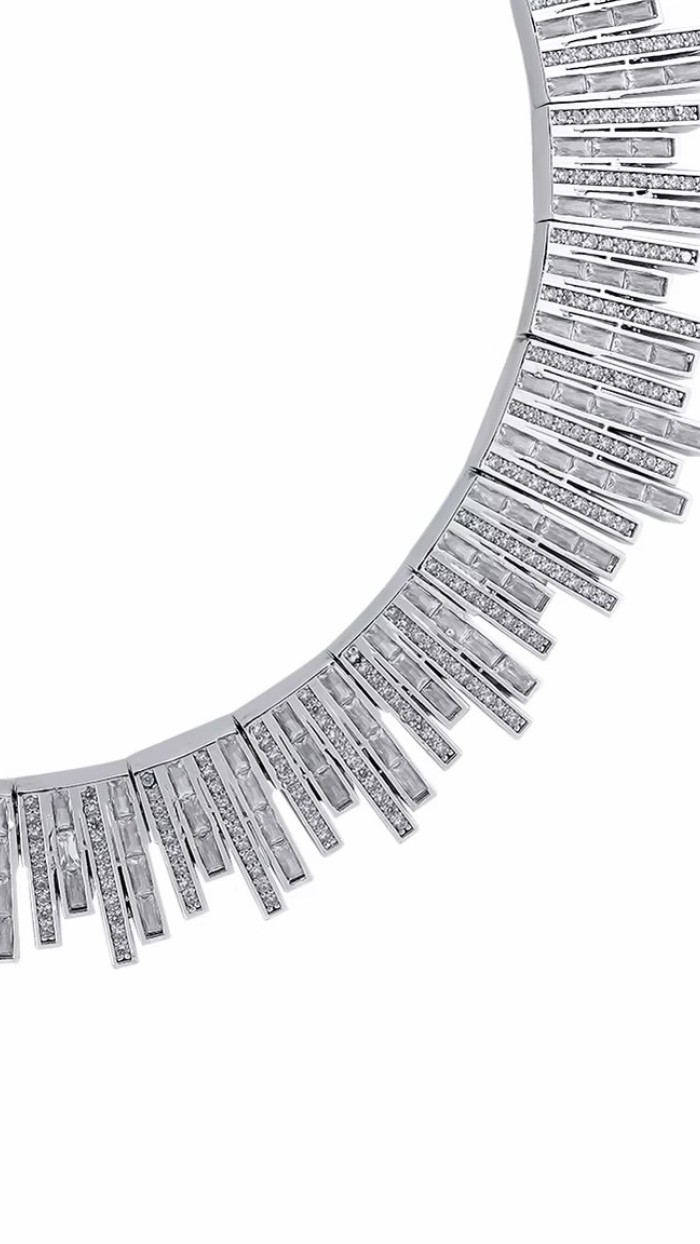 Talis Silver Cuff Necklace Talis Silver Cuff Necklace