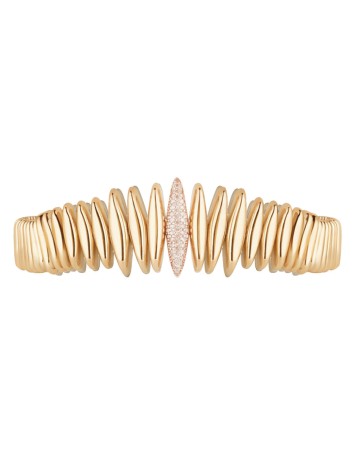 Sahra Gold Cuff Necklace