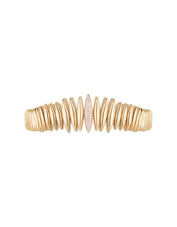 Sahra Gold Cuff Necklace