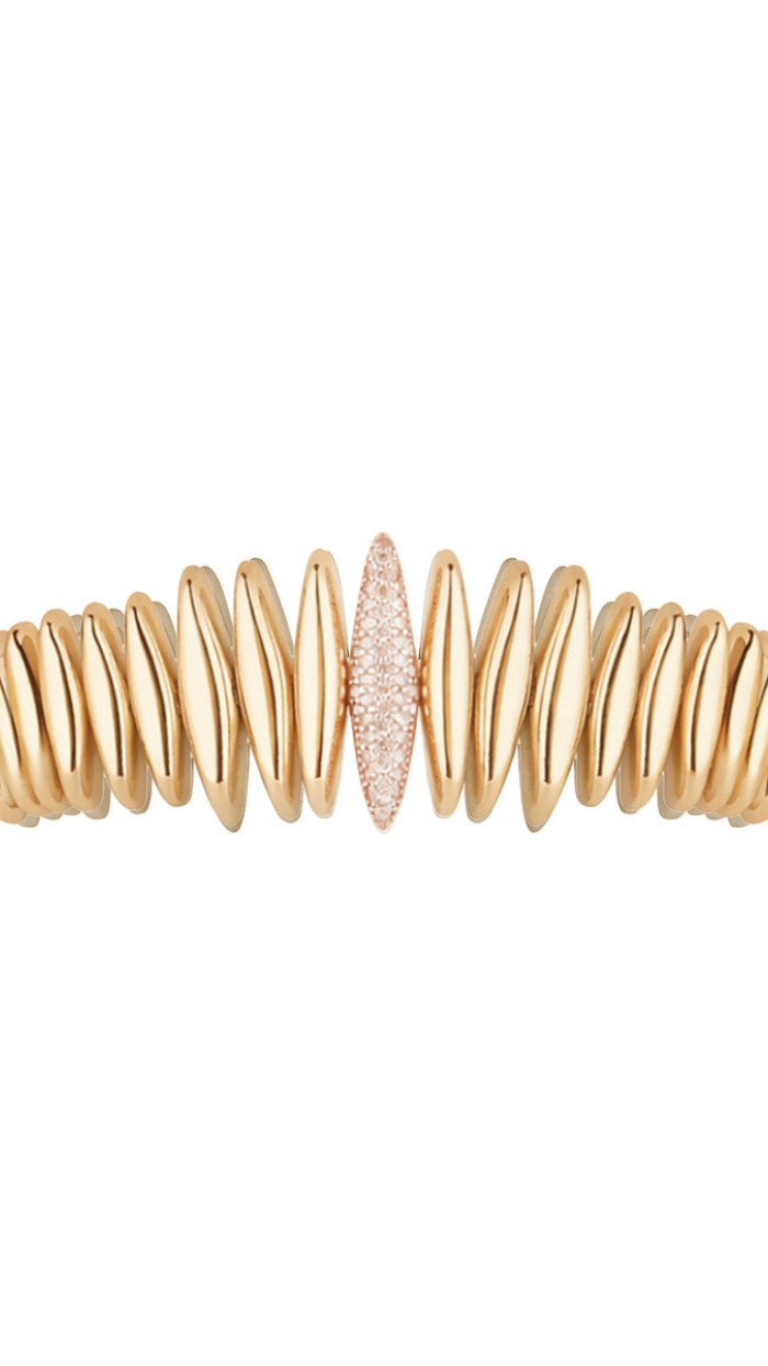 Sahra Gold Cuff Necklace