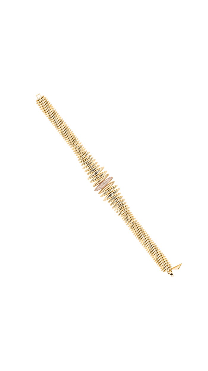 Sahra Gold Cuff Necklace